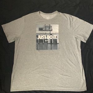Nike T-Shirt Gray 4XL